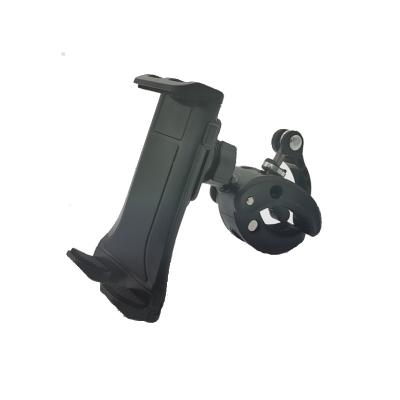 China ABS Handlebar Tablet Mobile Phone Holder Mount For Microphone Mic Stand for sale