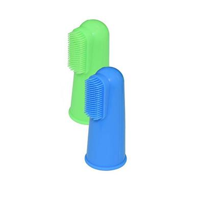 China Sustainable Hot Selling Super Soft Pet Finger Toothbrush for sale