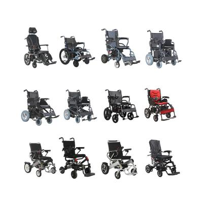 China Physical Therapy Factory Steel Rehabilitation Therapy wholesale steel wheelchair foldable Lightweight Electric Wheelchair for portable for sale