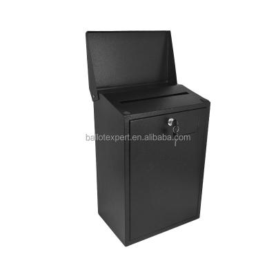 China Durable Hot Sale Metal Ballot Box Lockable Metal Portable Ballot Boxes For Election Use for sale