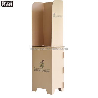 China Factory Custom Foldable Voting Booth Cardboard Voting Booth Voting Booth Suppliers for sale