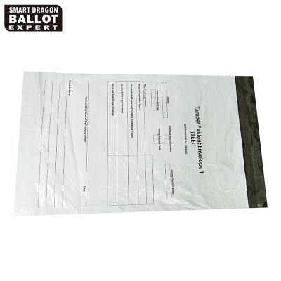 China poly security election announcement bags for a4 election plastic envelope for sale