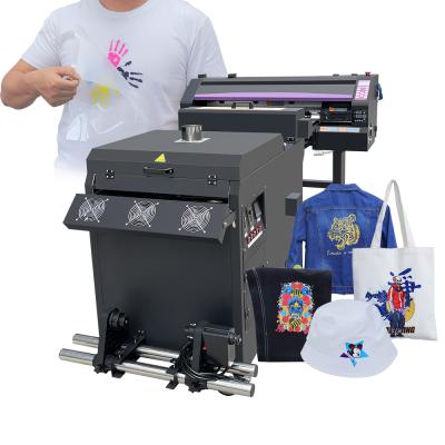 China Printing shops clothes t-shirt inkjet printer dtf a3 printer with powder shaker machine Digital PET film printer for sale