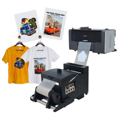 China Printing Shops 2021 New Arrival 2 Heads XP600 Pet Film Printer Clothes Direct Heat Transfer Machine for sale