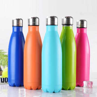 China Sustainable 500ml China Manufacturer Wholesale Stainless Steel Vacuum Insulated Custom Pink Sports Water Bottle for sale