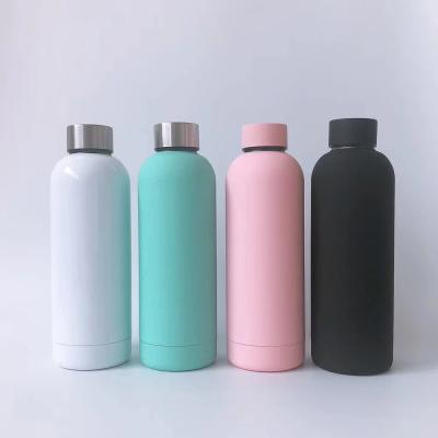 China Custom New Product 500ml Double Wall Stainless Steel Vacuum Sports Custom Water Bottle for sale