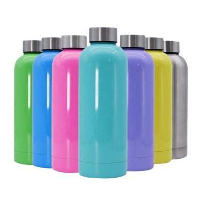 China New Product Eco Friendly Sustainable 500ml Double Wall Stainless Steel Insulated Custom Water Bottle for sale