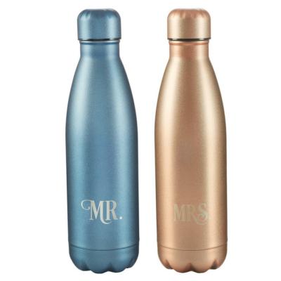 China 17oz Double Wall Stainless Steel Sport Sustainable Crystal Water Bottle for sale