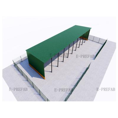 China cheap steel frame steel structure prefabricated shed carport warehouse for sale