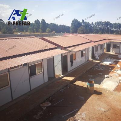 China prefabricated modular building pre labor worker dormitory and Resettlement prefab house for sale