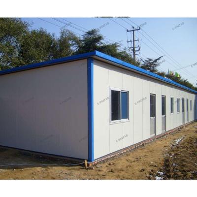 China Prefabricated Houses Simple dormitory pu sandwich panel prefabricated wooden houses for sale