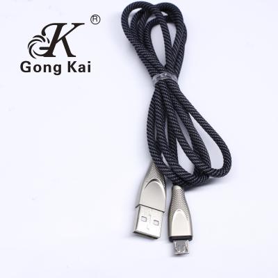 China Latest Style 2020 Hot Selling Strong Durable High End Nylon Braided Wholesale USB Cable Quick Charging for sale