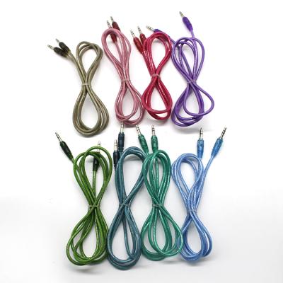 China Factory direct sale eco-friendly various color voice line microphone transparent audio cable for phone for sale