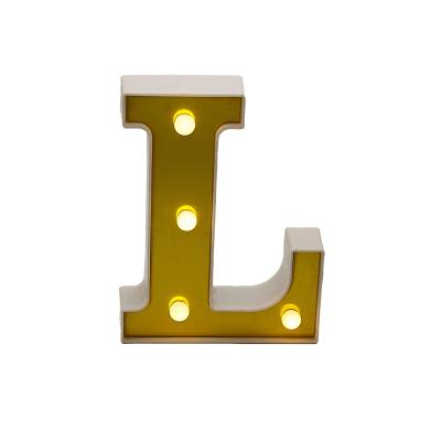 China 16CM Led Backlit Channel Sign Small Buildings Letter Indoor And Outdoor Decorative Display Brass Letters Lights for sale