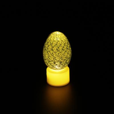 China Warm relighting candle color high quality diwalramadan LED ball lights cotton ball decoration light candle holders for sale