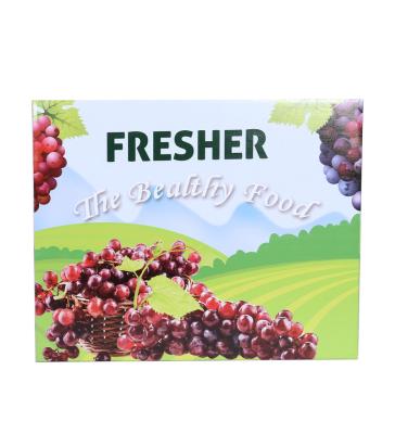 China Promotional Customized Cheap Recycled Materials Logo Printing Cardboard Paper Box Package Cardboard Recycled Paper Box For Fruit for sale