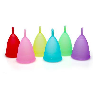 China Wholesale Lady Organic Copa Menstrual Wash Cleaner Packaging Reusable Silicone Menstrual Cup S/L for sale