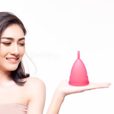 China 100% Medical Silicone Sterilizer Menstrual Cup Washable Durable Organic Menstrual Cup Durable Reusable Washable for sale