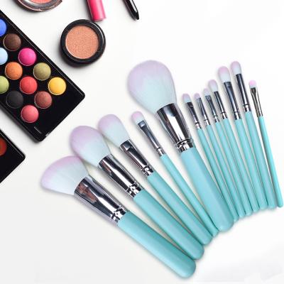 China Angular blush 2021 wholesale cstom logo lip face makeup professional packaging luxury set brush for sale