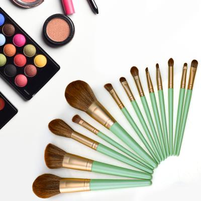 China Angular blush high quality custom logo make up brushes face makeup brushes cheap private label luxury set brush for sale