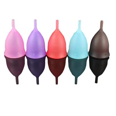 China Lady Eco-Friendly Eco-Friendly Menstrual Cups, Reusable Female Care 100% Medical Grade Silicone Menstrual Cup for sale