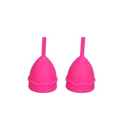 China Durable 100% Medical Grade Washable Silicone Eco-Friendly Reusable Menstrual Cup Organic Reusable Menstrual Cup for sale