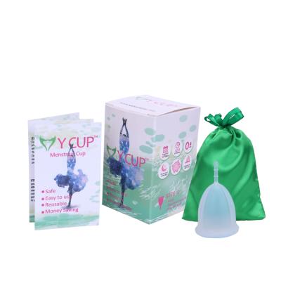 China Copa Menstrual Cup 100% Reusable Feminine Reusable Medical Grade Silicone for sale