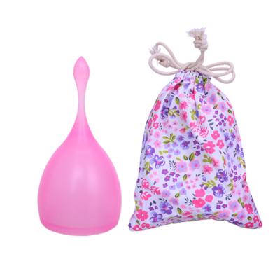 China Menstrual Cup Set 100% Medical Grade Silicone Silicone Cup Menstrual Women's Care Anti Circulation Side Leakage Products for sale