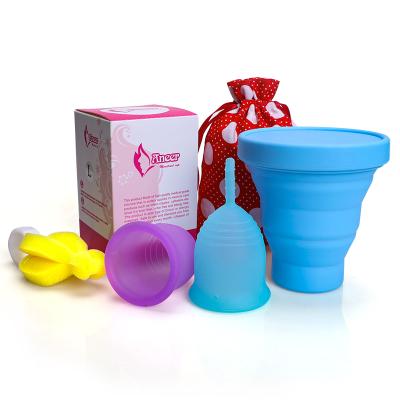 China Menstrual Period Copa 100% Medical Grade Silicone Women Lady Lady Period Cup Menstrual Feminine Hygiene Cup Menstrual Feminine Hygiene Cup for sale