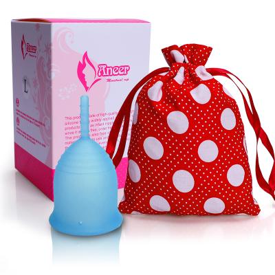 China 2022 Wholesales Copa Cup Silicone Folding Menstrual Cup 100% Eco-friendly and Reusable Medical Silicone Cup for sale