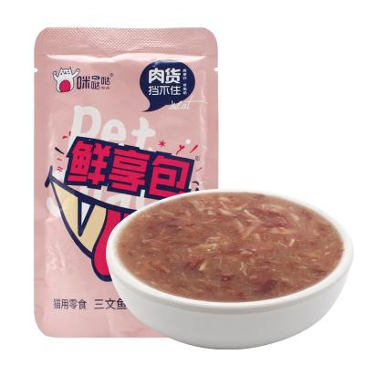 China ODM/OEM Sustainable Wholesale Vitality Cat Food Snack Cat Pouch Wet Food for sale