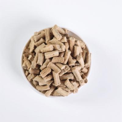 China Sustainable pet supplies pet snacks treats chicken duck food cat and salmon fatline freeze dried dog food for sale