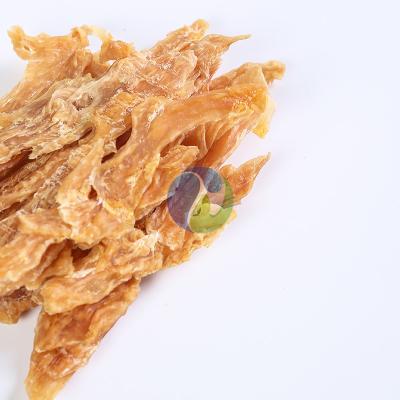 China Viable High Quality Air Dried Chicken Slices Chicken Strips Dog Food Dog Snacks Dog Treats for sale