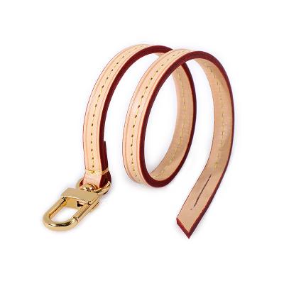 China Luxury Vegetable Tanned Leather Shoulder Strap Handles Leather Bag Making Accessories For Handbag Belts Tie Bag Accessories for sale