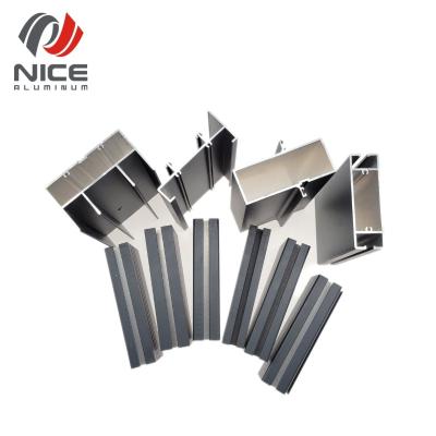 China Wide Application Industrial 6063 Anodized Aluminum Material Factory Extrusion Profiles Aluminum Frame T Slot Extrusion for sale