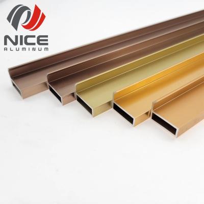 China door & Aluminum profile bronze aluminum frame window aluminio perfil color interior door for sale