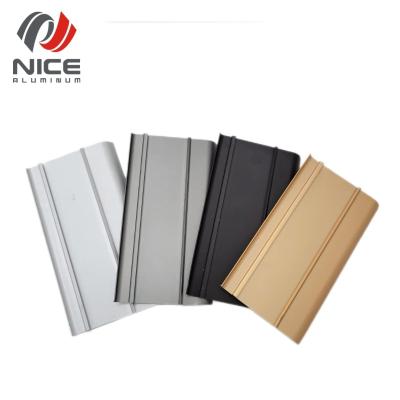 China High Quality Kitchen Aluminum Skirting Decorations Factory Aluminum Skirting Board Profiles Flooring OEM for sale