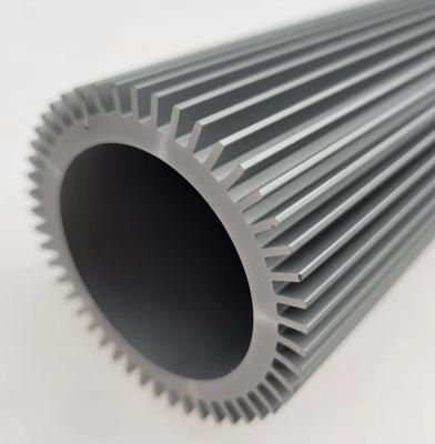 China Large Extruded Aluminum Radiator Pipe Shaped Aluminum Pipe 40mm Diameter Aluminum Radiator for sale