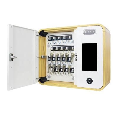 China High Grade Key Locker Cabinet with Android System Authentication via PIN, Card RFID, Fingerprint and Face for sale