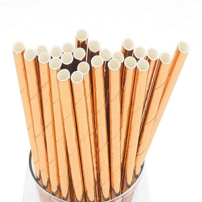 China Recycled Materials Wholesale Paper Straws Drinking Straw Color Stripe Pink Black Custom Printing Red White Party for sale