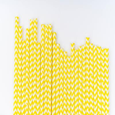 China Manufacturers cheap biodegradable and high quality paper straws 6*197mm for sale