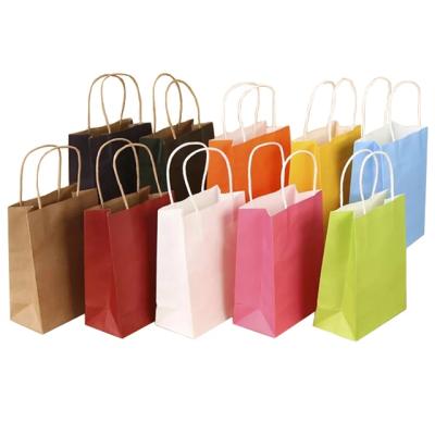 China Recyclable Made In China Food And Beverage Sandwich Customized Logo Paper Bags For Food Tote Bag for sale