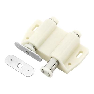 China Fashion Door Closer Magnetic Catch Plastic Material Door Magnetic  Push to Open Touch Double Catch Latch for sale