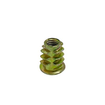 China Zinc alloy Furniture Hardware Accessories Nut With Internal And External Teeth Iron nut connector insert nut for sale