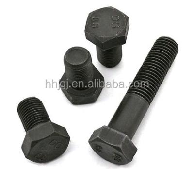 China Black Home Appliance Equipment Equipment Hex Bolt DIN931 DIN933 Hex Head Bolt DIN931 DIN933 Grade 8.8 Hex Bolt And Nut M8 M10 M12 M16 M20 M24 for sale