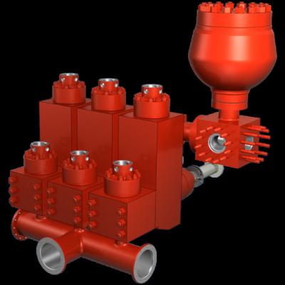 China TSC A1400PT/1700PT mud pump fluid end module for  OILWELL mud pump, OILWELL A1100PT MUD PUMP, A850 MUD PUMP FLUID END for sale