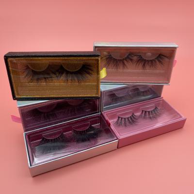 China 2021 new styles natural popular products color 3d false eyelashes mink for sale