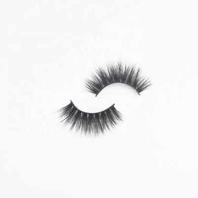 China Wholesale Natural Mink Eyelashes Bulk Vendor Lashes 3d Mink Fur 13-18mm False Eyelashes for sale