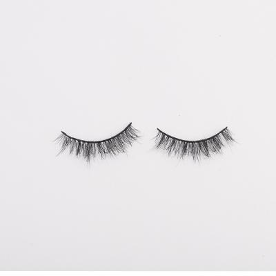 China Natural Fluffy Mink Eyelashes 10-22mm Bulk Handmade 3d Mink Eyelashes for sale