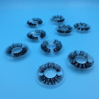 China Private Label Packaging Wholesale 25mm Fluffy Fluffy False Eyelashes For Hair for sale